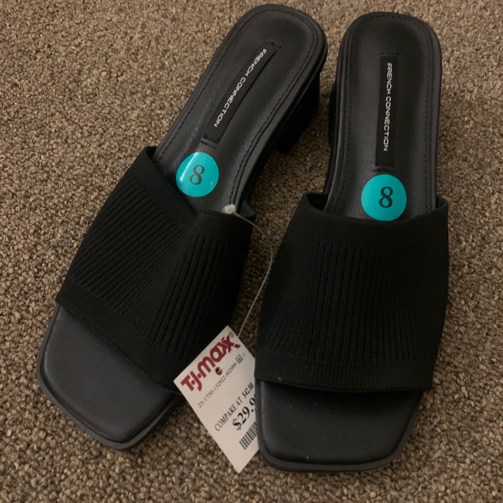 French Connection black heels